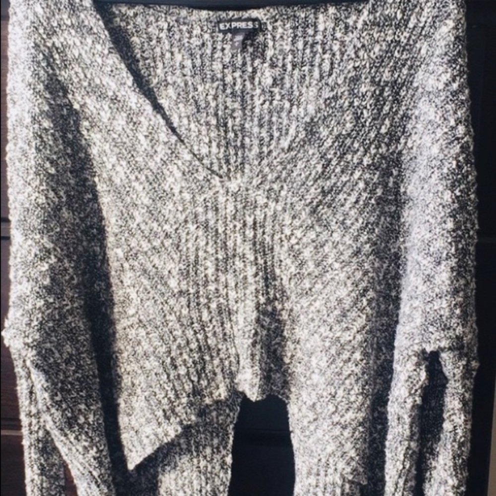 Express Split Back Sweater